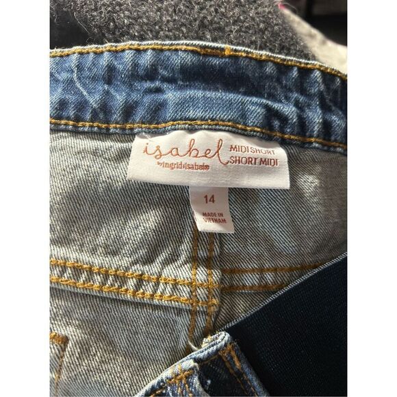 Isabel Denim Jean Shorts Size 14 NWT Jean - Picture 4 of 5
